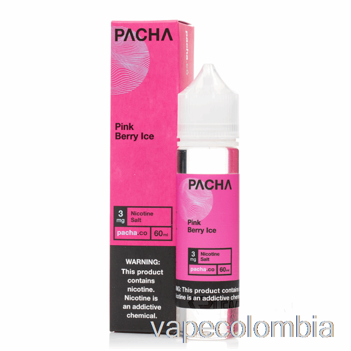 Vape Desechable Hielo De Bayas Rosas - Pacha - 60ml 6mg